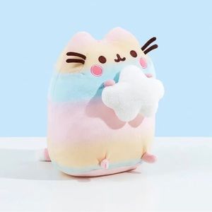 PUSHEEN Gund Ombré Rainbow Cloud Cat Plush Toy Cute Pastel Kawaii NWT